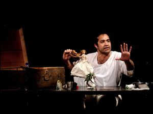 Iranian actor Afshin Hashemi in a scene from 