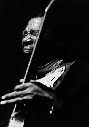 A performance by B.B. King is captured by internationally recognized photographer Baron Wolman. His images are on view at Owens Community College through March 28.