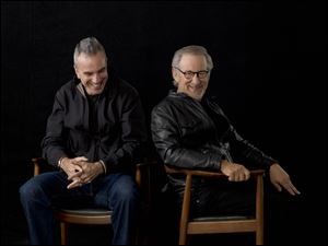 Steven Spielberg's 'Lincoln' led all movies with 12 Oscar nominations  including Best Picture, Best Director, Best Actor, and both supporting actor categories. Spielberg is seen at right with Best Actor nominee Daniel Day-Lewis. 