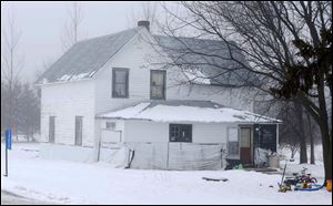 This photo shows the home of Michael Jeff Landers, near his grandparents home today outside Browerville, Minn. Authorities have determined that Landers, 24, is really Richard Wayne Landers, Jr., who was abducted by his paternal grandparents when he was 5 years old.