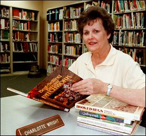 Charlotte Wright, former Erie librarian.