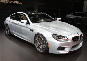 BMW's M6 sedan, which was given its global introduction in Detroit, seems ready to take a bite out of anything in its path.