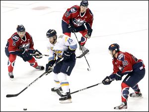 Toledo's Willie Coetzee leads the league with 148 shots on goal and will represent the Walleye in the ECHL All-Star Game.