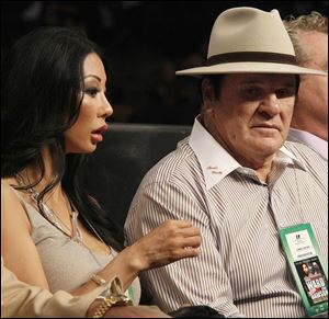 Pete Rose's upcoming reality show is centered on the 71-year-old’s engagement to former Playboy model Kiana Kim, left, who is about four decades younger than Rose.