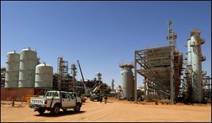 The Ain Amenas gas field in Algeria, where Islamist militants raided and took hostages.