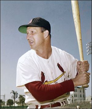 Musial is seen n this March 1958 file photo.