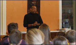 Former UT football star Chuck Ealey spoke today about his 