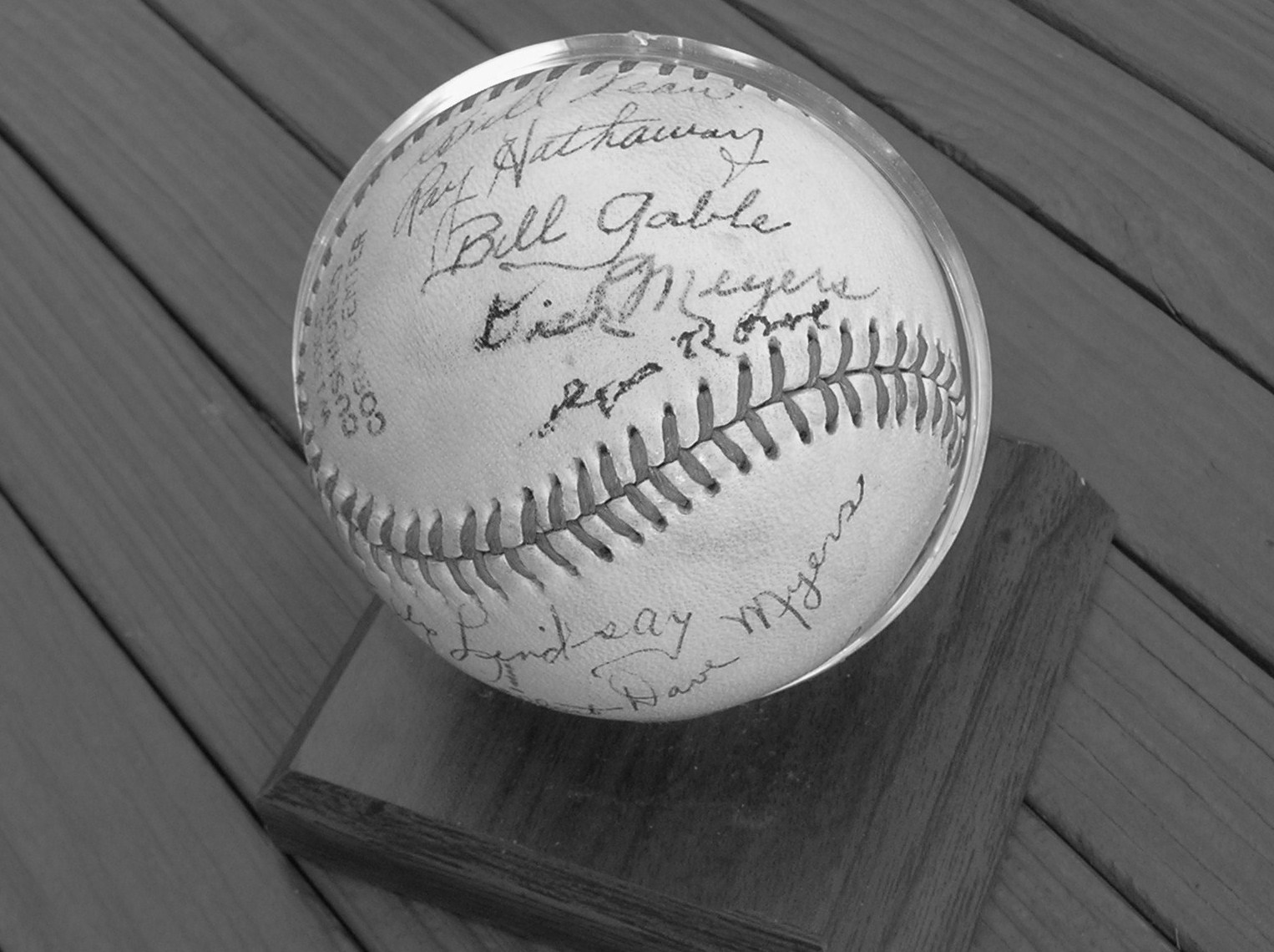The doctor is in; a baseball with a special autograph The Blade