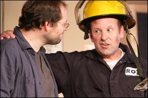 From left, Jason Kramer and Jeff Buchanan in a scene from 