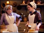  From left to right: Lesley Nicol as Mrs. Patmore and Sophie McShera as Daisy.