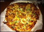  BBQ Chicken Pizza from Ye Olde Cock n' Bull Tavern.