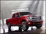  This undated photo provided by Ford, shows the 2013 Ford F-Series Super Duty Platinum truck. (AP Photo/Ford)