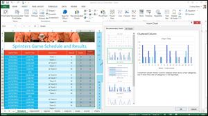 This image provided bu Microsoft shows the company's new version of its Office software. The software became available to consumers as an online subscription service for the first time in an attempt to extend one of the companys key franchises beyond personal computers.