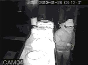 This man is sought in the break-in and robbery of the Cruise Inn in Tipton, Mich. 