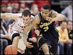  Ohio State's Aaron Craft, left, and Michigan's Trey Burke will once again battle for supremacy in the Big Ten, this time in Ann Arbor. OSU beat UM 56-53 in Columbus earlier this season.