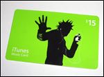  iTunes gift cards. NOT BLADE PHOTO
