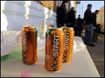  PepsiCo product Kickstart, a carbonated drink that is part juice with Mountain Dew flavor, is shown.