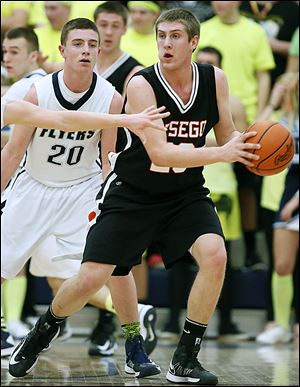 Otsego senior Ryan Smoyer averages 9.0 points and 7.9 rebounds. He will play college baseball at Notre Dame.