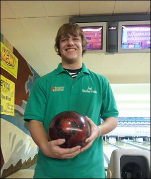 Spencer Sevrence rolled a 290 in the first game, then a 278, before finishing with a 300 for an 868 series. It was a Toledo Junior All Stars Travel League record.