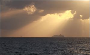 The ship is en route to Mobile, Ala., after an engine room fire on Sunday, Feb. 10 left the ship powerless. Carnival Cruise Lines today canceled voyages through April on the Triumph, a ship that has been plagued by mechanical problems.