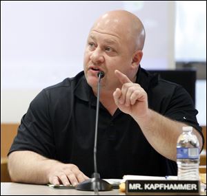 P. J. Kapfhammer has been president of the Oregon City School Board since July, 2012.