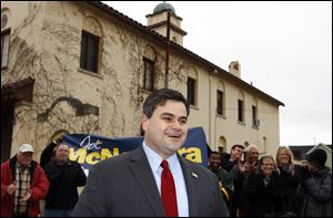Toledo City Council President Joe McNamara, shown at a previous event, said today he would step down as head of council. 