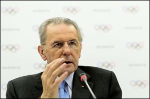 International Olympic Committee, IOC, President Jacques Rogge. 