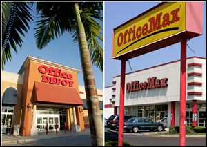 Boca Raton-based Office Depot and Naperville, Ill.-based OfficeMax officially announced Wednesday that they are merging in an effort to compete with the Staples chain, which leads the office-supply store sector. The merger must still be approved by shareholders and federal antitrust regulators.