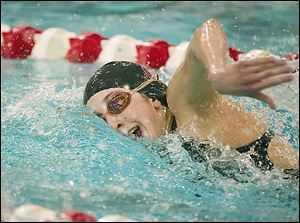 Bowling Green sophomore Emmy Sehmann took a fifth place in the 200-yard freestyle at the state meet.