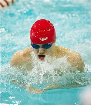 Jack Barone of St. Francis finished second in the 100-yard breaststroke at the Division I state meet.