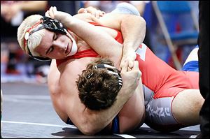 Bedford senior Brandon Sunday is 46-1 at 215 pounds. He finished as state runner-up last season at 189.