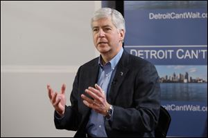 Gov. Rick Snyder declares a financial emergency in Detroit, which could lead to the appointment of an emergency manager over the city's finances. 