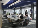  CTY  maumee05p  The Blade/Lisa Dutton 1/5/2010 Toledo.OH The classroom of English teacher Tom Cambisios in the new building at Maumee Valley country Day School. The 