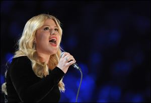 Co-hosts Blake Shelton and Luke Bryan will perform during this year's Academy of Country Music Awards, and will be joined by Shelton's wife, Miranda Lambert, George Strait, Kelly Clarkson (pictured), Hunter Hayes and The Band Perry. 