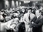 Butch Dyer, left, and Ray Dyer are smiling in a packed Dyer’s Chop House in downtown Toledo 1981.