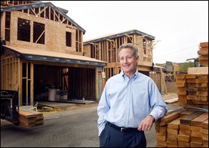 Todd Palmaer of Standard Pacific Homes, at the firm’s Casera at Portola Spring development, recalls looking for the silver lining in the dark days of the housing bust. His company began snapping up land in 2009. ‘You never know when you're at the bottom of the market,’ Mr. Palmaer says.