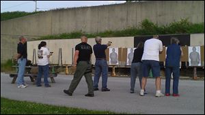 Part of the training at last year's Perrysburg Township's Citizen Police Academy. 
