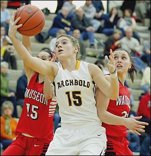 Archbold’s Cassidy Wyse was named to All-Ohio first team in Division III after averaging 14.1 points a game.