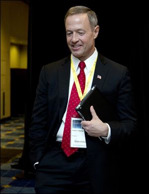 Maryland Gov. Martin O'Malley attends the National Governors Association 2013 Winter Meeting in Washington.