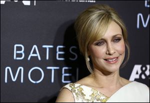 Cast member Vera Farmiga arrives at the premiere of the A&E television series 