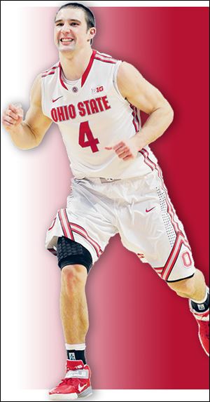Ohio State's Aaron Craft has a 3.92 grade-point average and his spring courses are Organic Chemistry, Macronutrients, and Kinesiology.