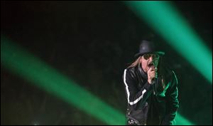 Kid Rock performs at the Huntington Center, Friday, March 22, 2013.  
