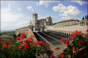 Pope John Paul II selected the town of Assisi as a place for all religious leaders to gather annually  to pray for peace.