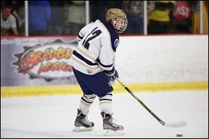 Austin Kelly of St. John's had 28 goals and 30 assists and was voted NHC Red Division player of the year.