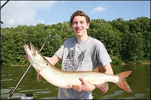 Jake Lederer, 17, of Perrysburg, caught this 44