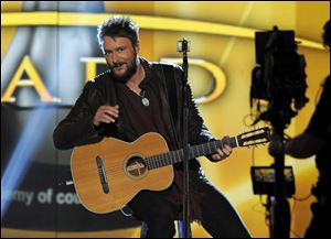 Singer Eric Church performs at the 48th Annual Academy of Country Music Awards.