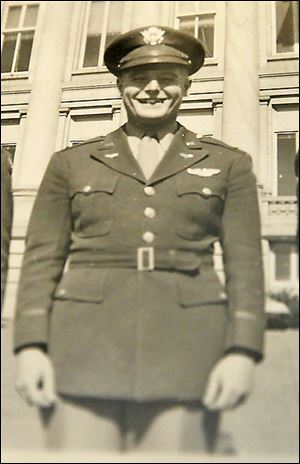 Gene Meyer served as a first lieutenant in the war.