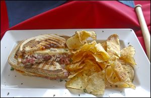 A Ruben panini will be sold this season at the Bird Cage at Fifth Third Field.