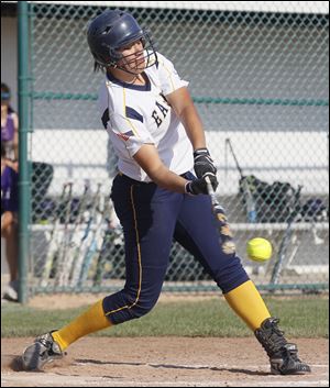 Notre Dame’s Cassie Gillespie hit .432 last season and had nine home runs and 25 RBIs.