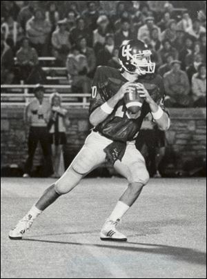 A.J. Sager played quarterback for the University of Toledo and led the Rockets to the 1984 MAC championship.